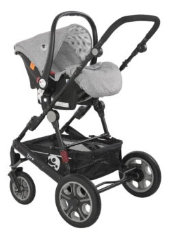 Lorelli Lora Cool Grey Elephants 3-in-1 Combi Kinderwagen Incl. Autostoel 1002128-2123D -Babyproducten Winkel lorelli lora cool grey elephants 3 in 1 7