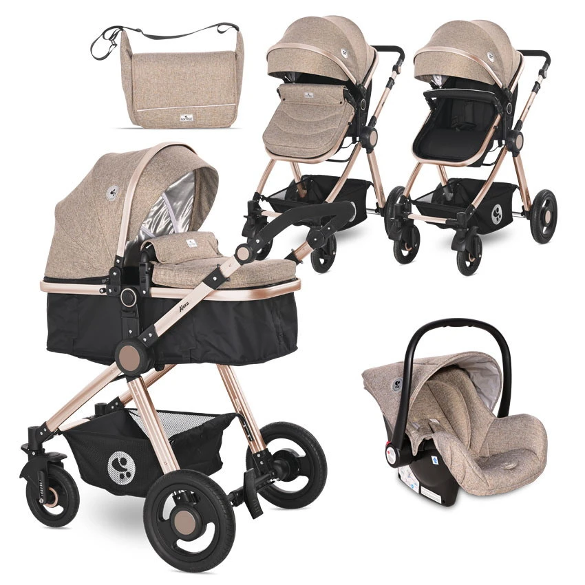 Lorelli Alexa Pearl Beige 3-in-1 Combi Kinderwagen Incl. Autostoel 1002129-2182D 13 Lorelli Alexa Pearl Beige 3-in-1 Combi Kinderwagen Incl. Autostoel 1002129-2182D - Afbeelding 11