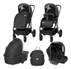 Lorelli Aria Black 3-in-1 Kinderwagen Incl. Autostoel 1002177-2352 -Babyproducten Winkel lorelli aria black 3 in 1 combi 1002177 2352 12