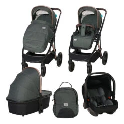 Lorelli Aria Green 3-in-1 Kinderwagen Incl. Autostoel 1002177-2334 -Babyproducten Winkel lorelli aria green 3 in 1 combi 1002177 2334 7