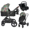 Lorelli Boston Tropical Flowers Black 3-in-1 Kinderwagen Incl. Comet Autostoel 2 Lorelli Boston Tropical Flowers Black 3-in-1 Kinderwagen Incl. Comet Autostoel -Babyproducten Winkel lorelli boston tropical flowers black 3 in 1 kinderwagen 13 2
