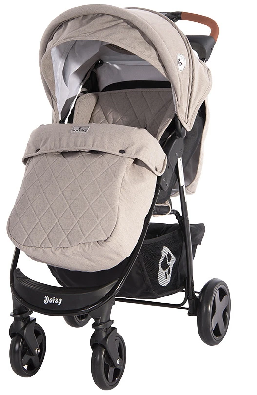 Lorelli Daisy Beige Wandelwagen Incl. Beenkap 1002141-2115 4 Lorelli Daisy Beige Wandelwagen Incl. Beenkap 1002141-2115 - Afbeelding 2