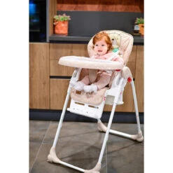 Lorelli Dulce Lemon Curry Leather Kinderstoel 1010045-2332 -Babyproducten Winkel lorelli dulce kinderstoel sfeer 2