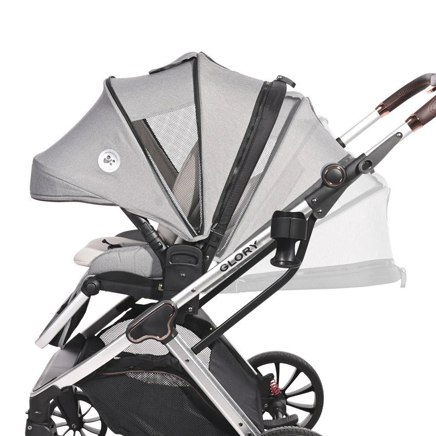 Lorelli Glory Grey 3-in-1 Combi Kinderwagen Incl. Autostoel 1002176-2302 15 Lorelli Glory Grey 3-in-1 Combi Kinderwagen Incl. Autostoel 1002176-2302 - Afbeelding 13