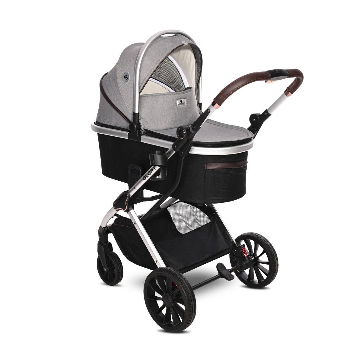 Lorelli Glory Grey 3-in-1 Combi Kinderwagen Incl. Autostoel 1002176-2302 5 Lorelli Glory Grey 3-in-1 Combi Kinderwagen Incl. Autostoel 1002176-2302 - Afbeelding 3
