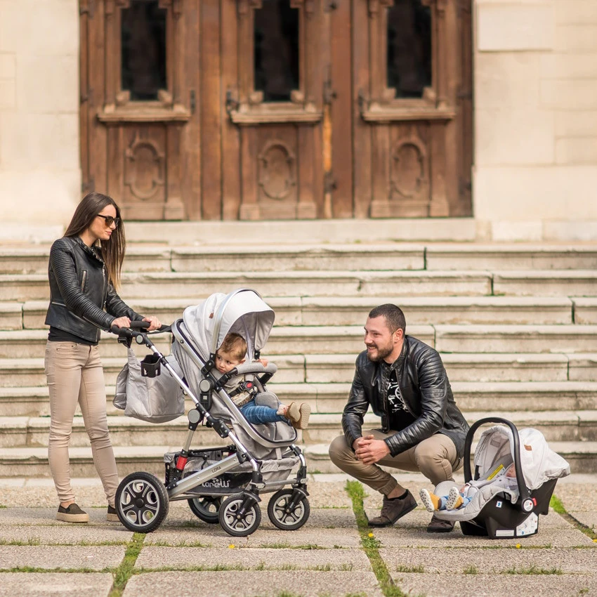 Lorelli Lora String Dots 3-in-1 Combi Kinderwagen Incl. Autostoel 1002128-2115D 17 Lorelli Lora String Dots 3-in-1 Combi Kinderwagen Incl. Autostoel 1002128-2115D - Afbeelding 15