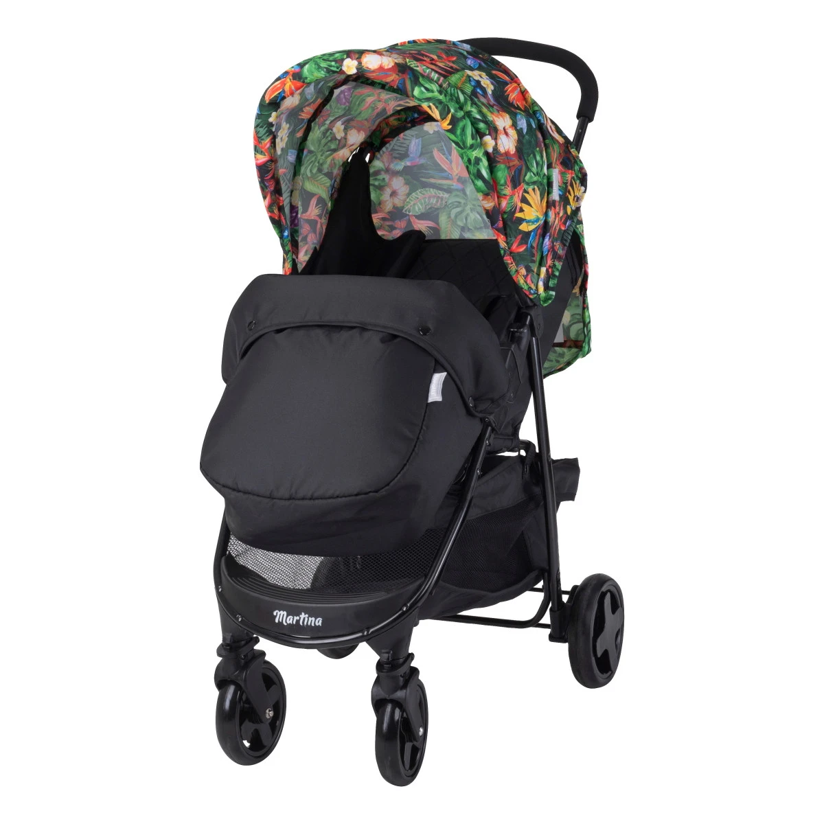 Lorelli Martina Tropical Flowers Wandelwagen 1002171-2388 4 Lorelli Martina Tropical Flowers Wandelwagen 1002171-2388 - Afbeelding 2