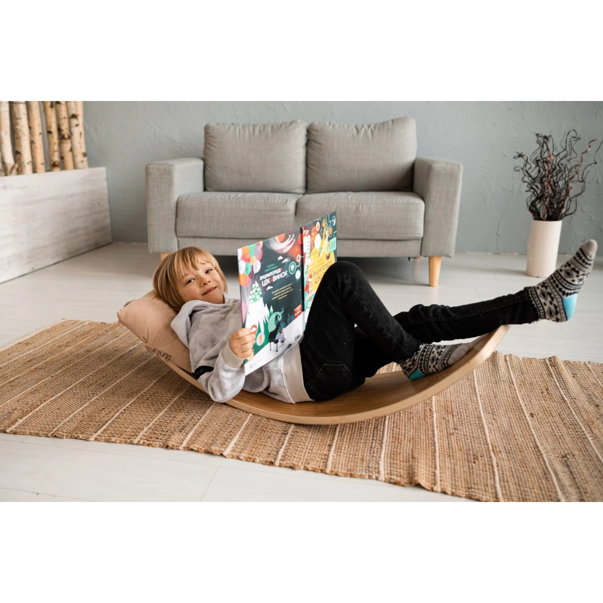 Luna Toys Beige Kussen Voor Balansbord LU-00582 6 Luna Toys Beige Kussen Voor Balansbord LU-00582 - Afbeelding 4