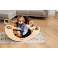 Luna Toys Kleuren Houten Schommelstoel / Rocker LU-36905 -Babyproducten Winkel luna toys naturel houten schommelstoel rocker lu 36899 3 1