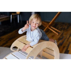 Luna Toys Kleuren Houten Schommelstoel / Rocker LU-36905 -Babyproducten Winkel luna toys naturel houten schommelstoel rocker lu 36899 4 1