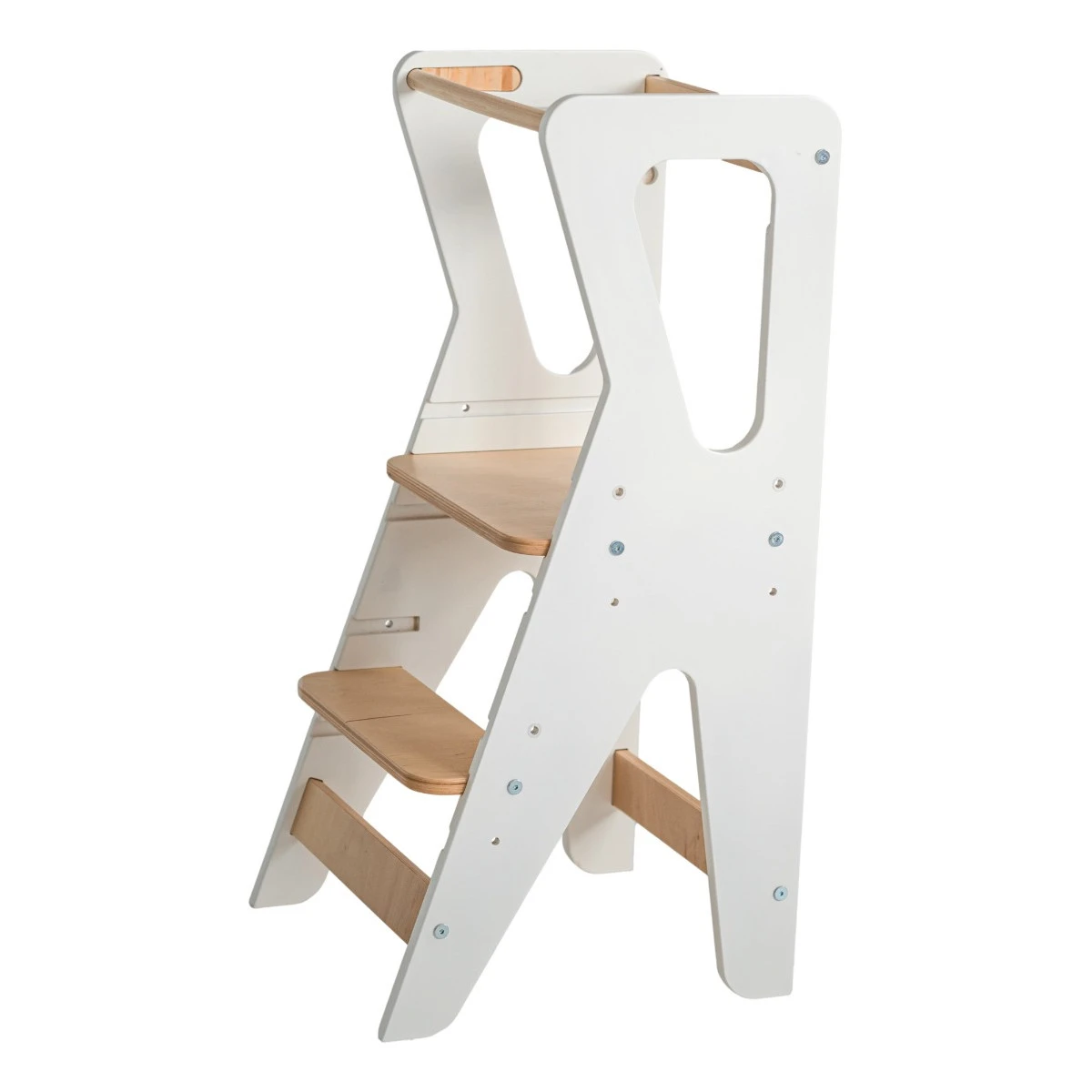 Luna Toys Wit Houten Leertoren Keukenhulp LU-00552 3 Luna Toys Wit Houten Leertoren Keukenhulp LU-00552