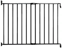 Noma Zwart Metaal Uitschuifbaar Traphek/Veiligheidshek 93330