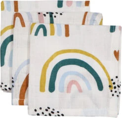 Blush & Blossom Rainbow Hydrofiel Starterset TR-BB4050 -Babyproducten Winkel mamaloes blush blossom muslin baby starter pack rainbow 05