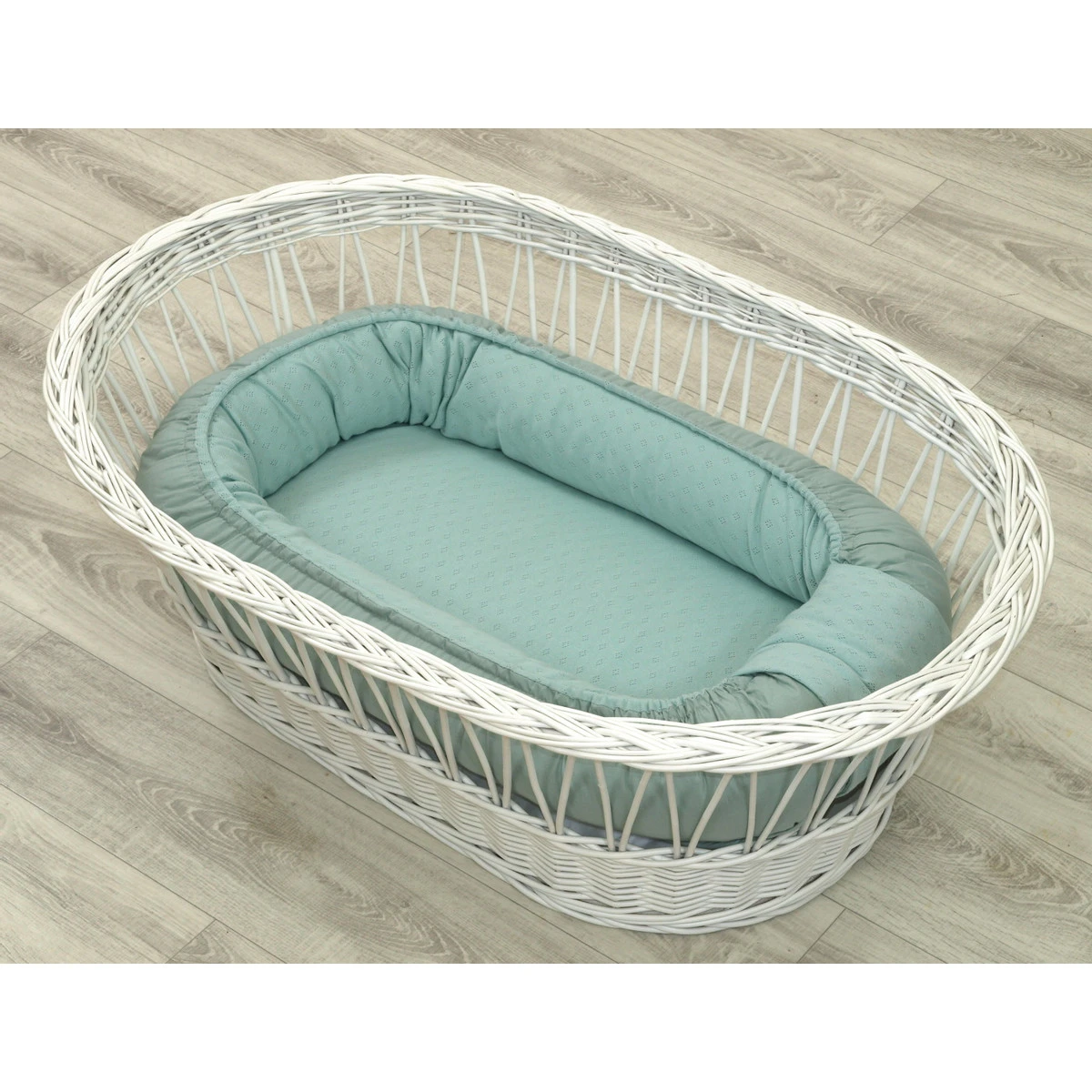 MamaLoes Amy Ajour Stonegreen Omkeerbaar Babynest 84261 5 MamaLoes Amy Ajour Stonegreen Omkeerbaar Babynest 84261 - Afbeelding 3