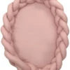 MamaLoes Amy Pure Roze 2-in-1 Babynest En Braided Bedbumper 80662 1 MamaLoes Amy Pure Roze 2-in-1 Babynest En Braided Bedbumper 80662 -Babyproducten Winkel mamaloes amy pure roze 2 in 1 babynest en braided bedbumper 80662