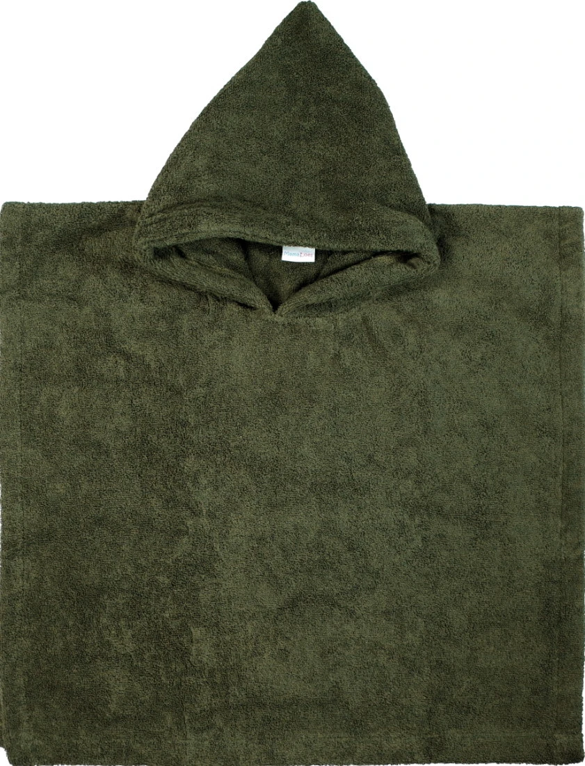 MamaLoes Badstof Groen Baby Poncho ML010508 3 MamaLoes Badstof Groen Baby Poncho ML010508
