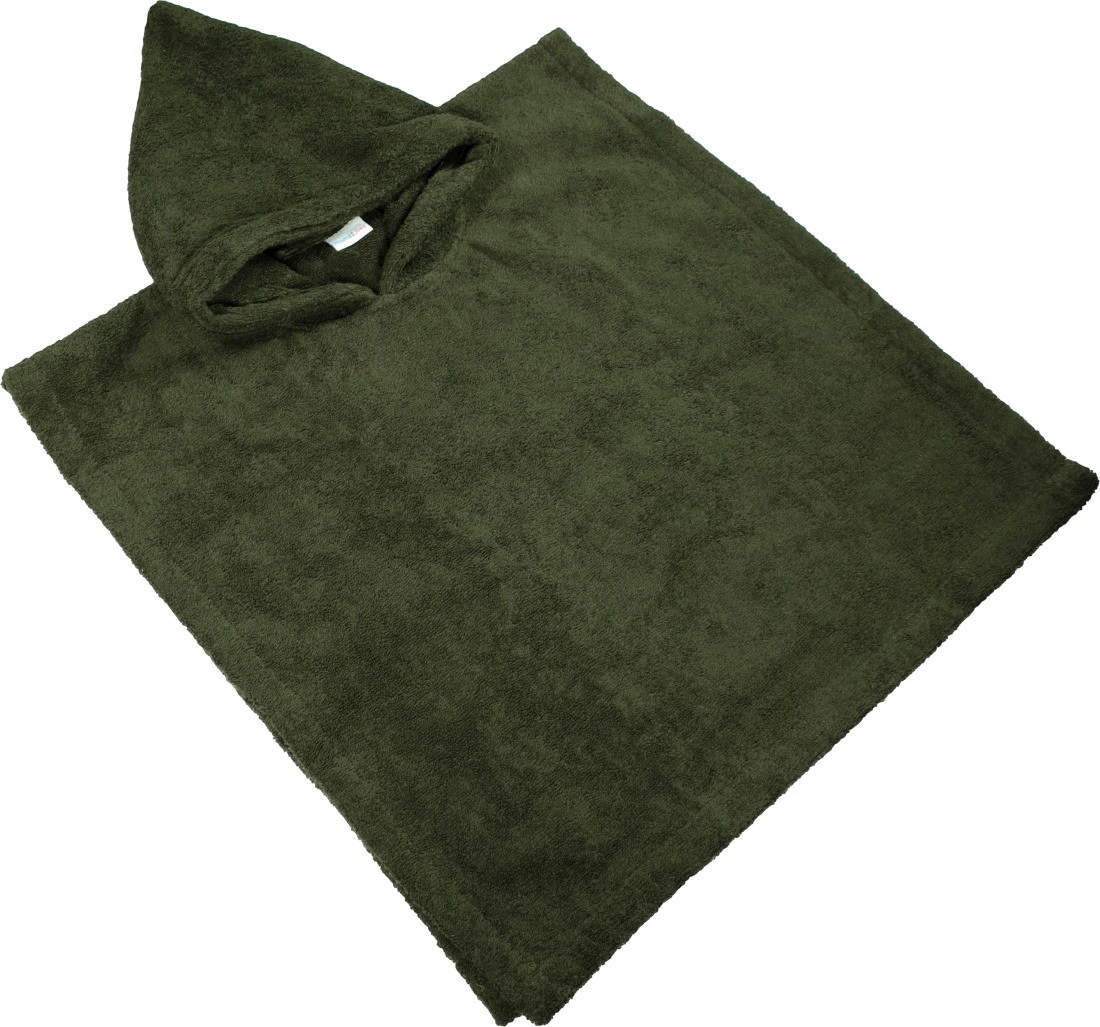 MamaLoes Badstof Groen Baby Poncho ML010508 5 MamaLoes Badstof Groen Baby Poncho ML010508 - Afbeelding 3
