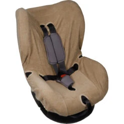 MamaLoes Badstof Nougat Groep 1+ Autostoelhoes ML010701 -Babyproducten Winkel mamaloes badstof nougat groep 1 autostoelhoes ml010701 03