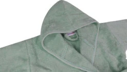 MamaLoes Badstof Stone Green 1-2jr Badjas ML5387 -Babyproducten Winkel mamaloes badstof stone green 1 2jr badjas ml5387 04