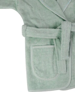 MamaLoes Badstof Stone Green 1-2jr Badjas ML5387 -Babyproducten Winkel mamaloes badstof stone green 1 2jr badjas ml5387 05