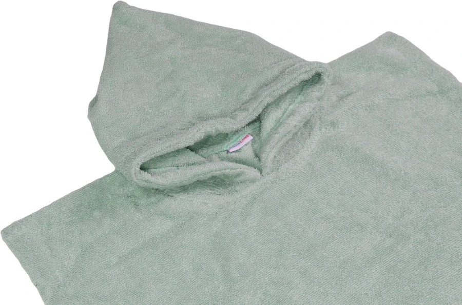 MamaLoes Badstof Stone Green Baby Poncho ML5287 7 MamaLoes Badstof Stone Green Baby Poncho ML5287 - Afbeelding 5
