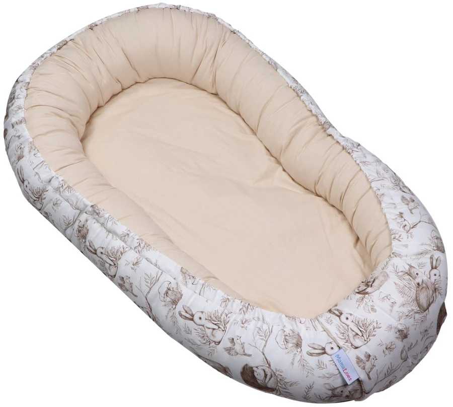 MamaLoes Bos Dieren Omkeerbaar Babynest ML020117 8 MamaLoes Bos Dieren Omkeerbaar Babynest ML020117 - Afbeelding 6