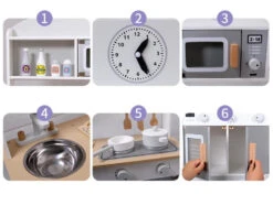 Eco Toys Grijs Moderne Houten Kinderkeuken HC491072 -Babyproducten Winkel mamaloes eco toys grijs moderne houten keuken hc491072 jpg 4