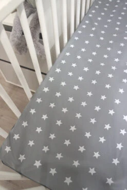 MamaLoes Grey/White Stars Boxdek W-388571 13 MamaLoes Grey/White Stars Boxdek W-388571 -Babyproducten Winkel mamaloes grey white stars boxdek w 388571 8