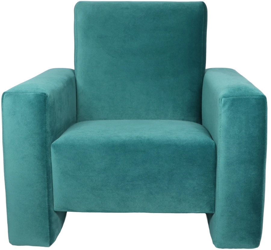 Ding Jamie Velvet Petrol Kinderfauteuil DI-34205 3 Ding Jamie Velvet Petrol Kinderfauteuil DI-34205
