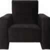 Ding Jamie Velvet Zwart Kinderfauteuil DI-34203 -Babyproducten Winkel mamaloes kinderfauteuil velvet zwart 01k