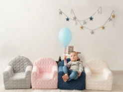 Albero Mio Velvet Grijs Kinderfauteuil 11 Albero Mio Velvet Grijs Kinderfauteuil -Babyproducten Winkel mamaloes velvet grijs kinderfauteuil 2