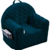 Albero Mio Velvet Navy Kinderfauteuil -Babyproducten Winkel mamaloes velvet navy kinderfauteuil 1