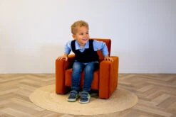 Ding Jamie Velvet Sienna Kinderfauteuil DI-34202 -Babyproducten Winkel mamaloesding jamie