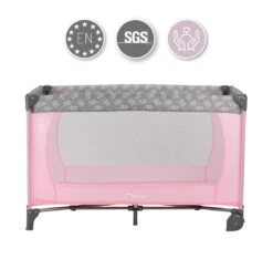 Momi Belove Pink Campingbed LOZE00016 -Babyproducten Winkel momi belove pink campingbed loze00016 10
