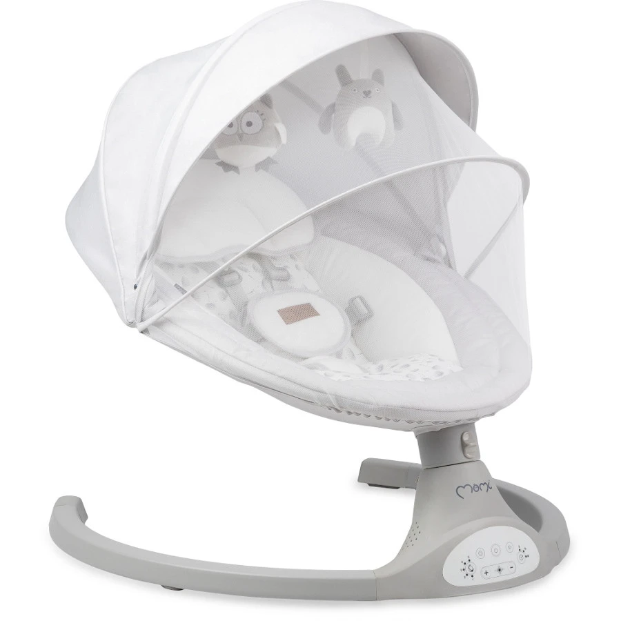 Momi Lami Light Grey Elektrische Babyschommel BULE00023 6 Momi Lami Light Grey Elektrische Babyschommel BULE00023 - Afbeelding 4