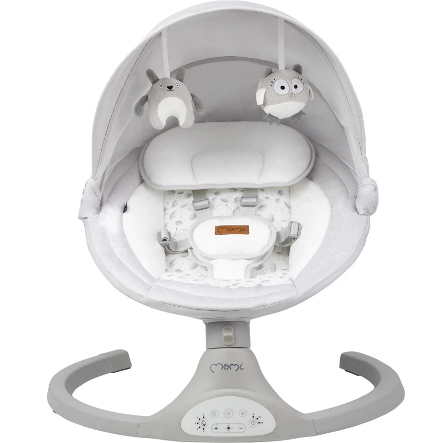 Momi Lami Light Grey Elektrische Babyschommel BULE00023 4 Momi Lami Light Grey Elektrische Babyschommel BULE00023 - Afbeelding 2
