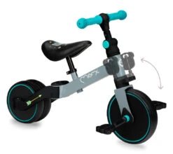 Momi Loris Grey/Turquoise 4-in-1 Ride-On Loopfiets ROBI00041 -Babyproducten Winkel momi loris grey turquoise 4 in 1 ride on loopfiets robi00041 6