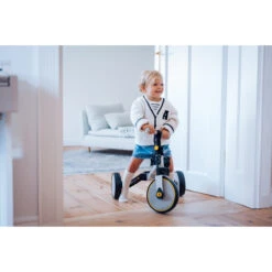 Momi Loris Grey/Yellow 4-in-1 Ride-On Loopfiets ROBI00040 -Babyproducten Winkel momi loris loopfiets 1 2