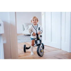 Momi Loris Grey/Turquoise 4-in-1 Ride-On Loopfiets ROBI00041 -Babyproducten Winkel momi loris loopfiets 2 2 1