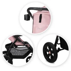 Momi Miya Pink Wandelwagen WOSP00031 -Babyproducten Winkel momi miya pink wandelwagen wosp00031 10