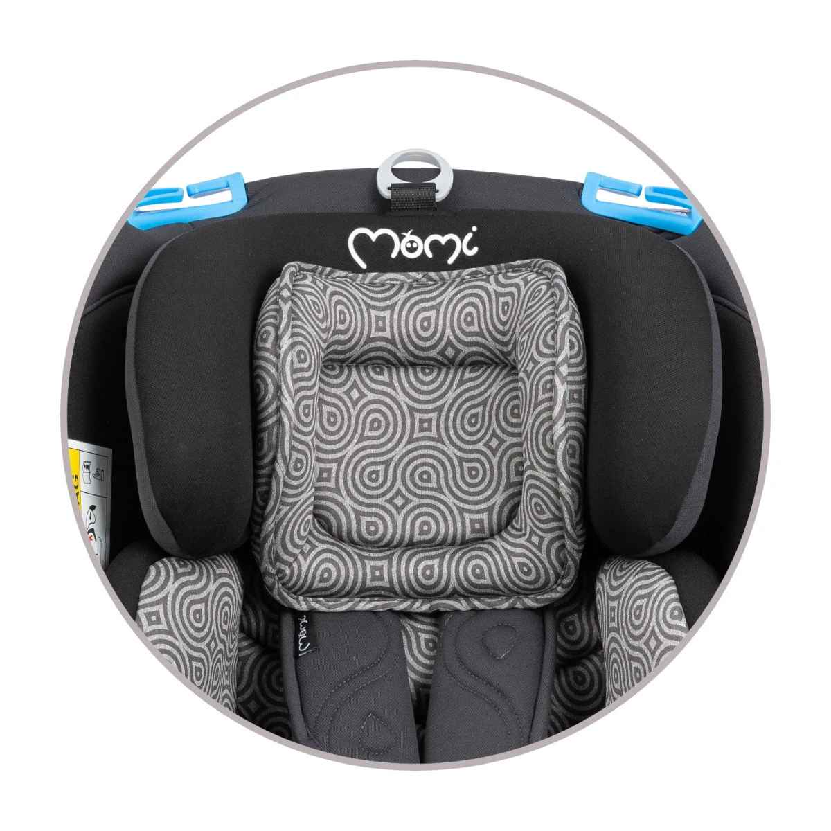 Momi Tordi Zwart Isofix 360° 0-36 Kg Autostoel FOSA00016 10 Momi Tordi Zwart Isofix 360° 0-36 Kg Autostoel FOSA00016 - Afbeelding 8