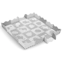 Momi Zawi Grey Schuimrubberen Puzzelmat Met Rand MAED00013 -Babyproducten Winkel momi zawi grey schuimrubberen puzzelmat met rand maed00013 2