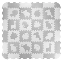 Momi Zawi Grey Schuimrubberen Puzzelmat Met Rand MAED00013 -Babyproducten Winkel momi zawi grey schuimrubberen puzzelmat met rand maed00013 4