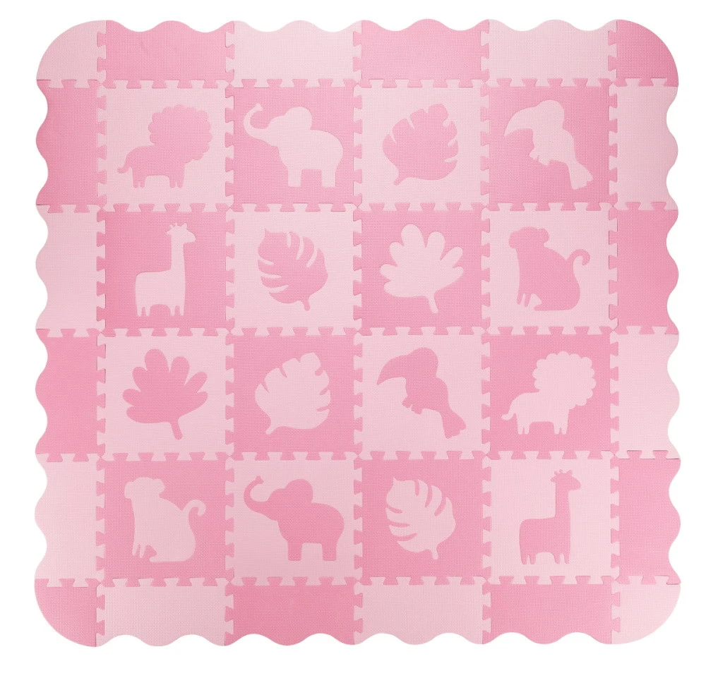 Momi Zawi Pink Schuimrubberen Puzzelmat Met Rand MAED00012 6 Momi Zawi Pink Schuimrubberen Puzzelmat Met Rand MAED00012 - Afbeelding 4