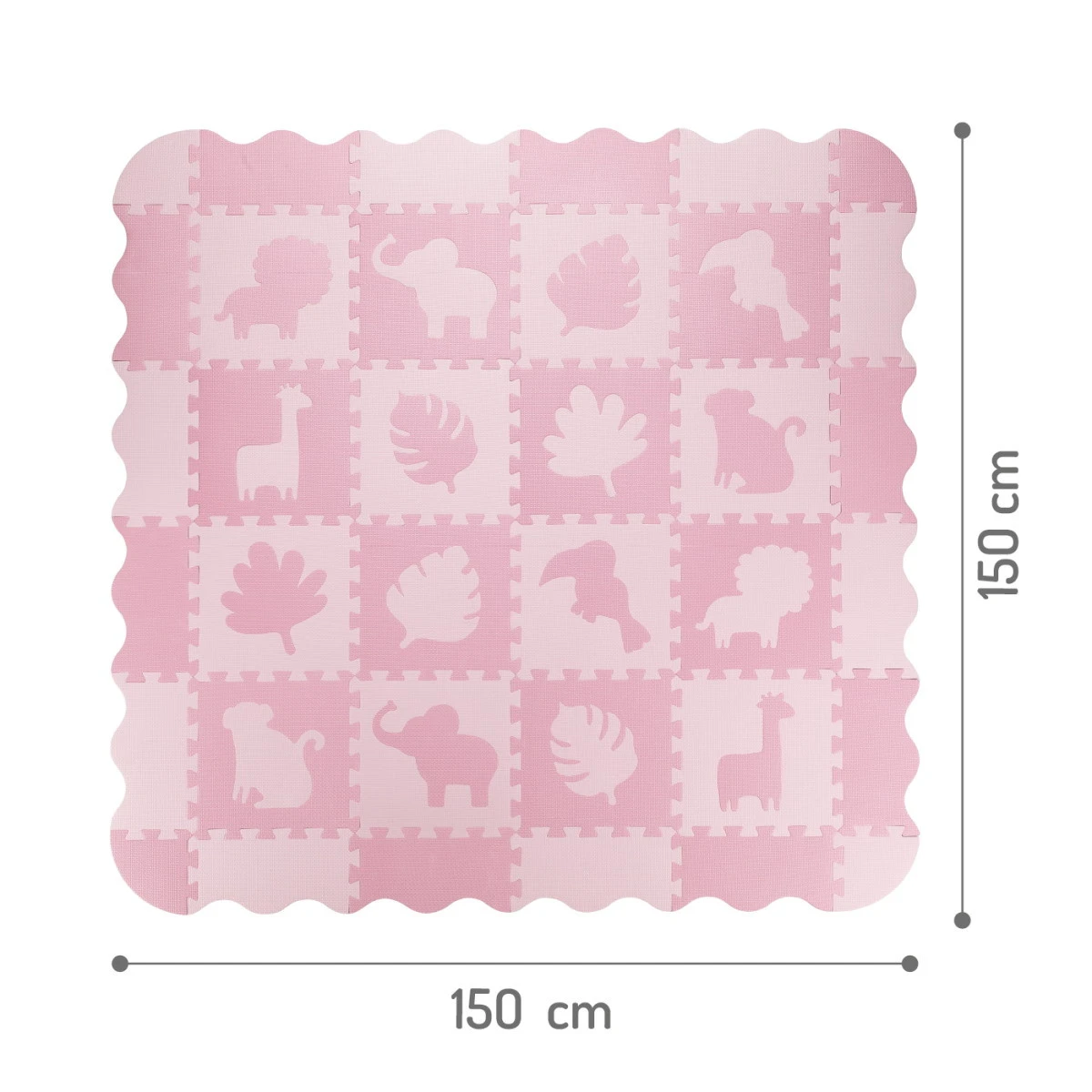 Momi Zawi Pink Schuimrubberen Puzzelmat Met Rand MAED00012 11 Momi Zawi Pink Schuimrubberen Puzzelmat Met Rand MAED00012 - Afbeelding 9