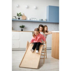 Luna Toys Naturel Houten Klimrek Met Glijbaan LU-36950 22 Luna Toys Naturel Houten Klimrek Met Glijbaan LU-36950 -Babyproducten Winkel natural 1