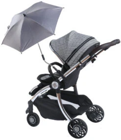 Titaniumbaby Zilver UV Buggy Parasol TB-4207 6 Titaniumbaby Zilver UV Buggy Parasol TB-4207 -Babyproducten Winkel parasol buggy op 3