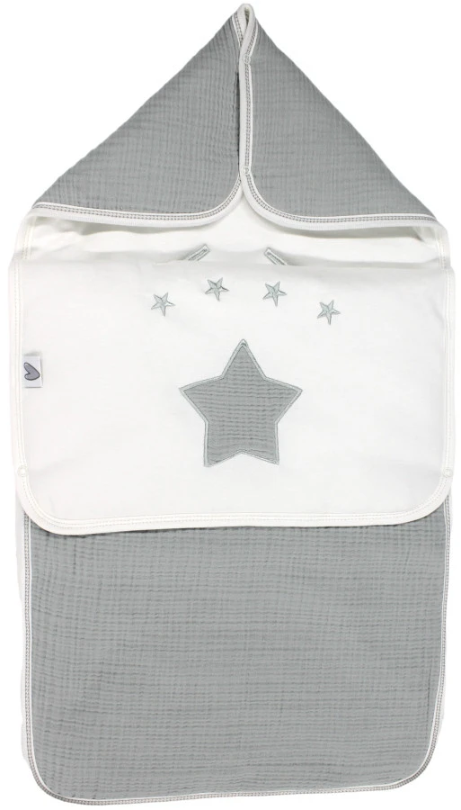 Petit Villain Hydrofiel Grijs Universele Autostoel Voetenzak 3 Petit Villain Hydrofiel Grijs Universele Autostoel Voetenzak