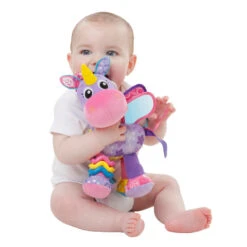 Playgro Activity Friend Stella Unicorn Knuffel Met Hanger P0186981 -Babyproducten Winkel playgro activity friend stella unicorn knuffel met hanger 2