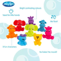 Playgro Jungle Fun Friends Badspeeltjes P0188417 -Babyproducten Winkel playgro jungle fun friends badspeeltjes p0188417 .2